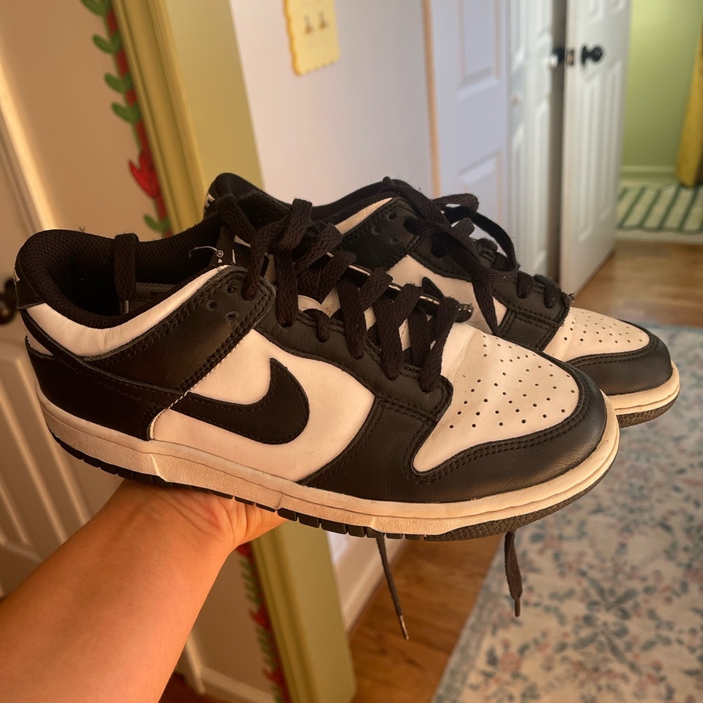 Nike Black and White Low-Top Sneakers